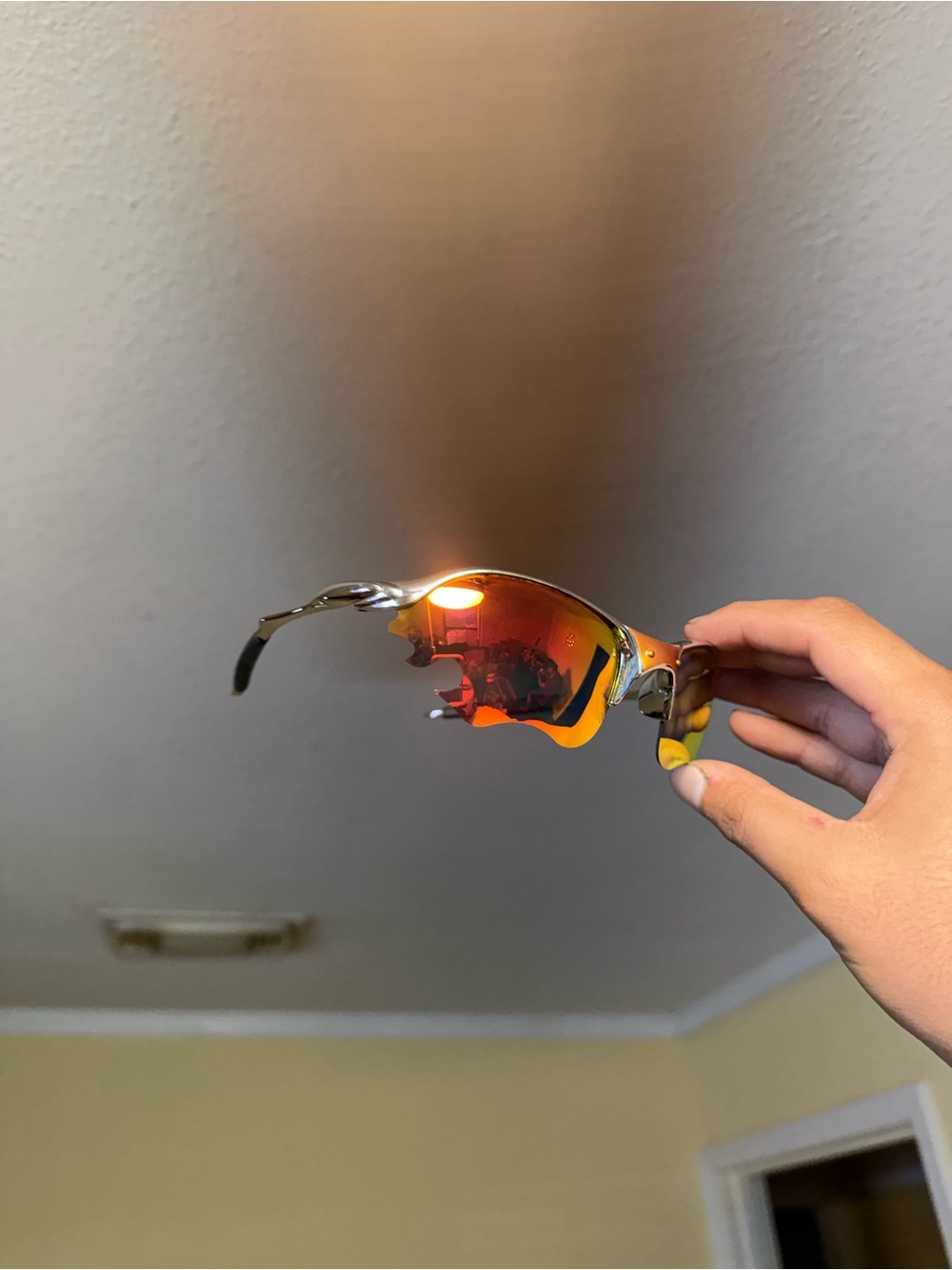 Oakley Red-Orange Mirrored Replacement Lens